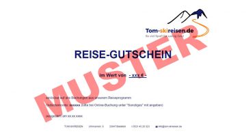 Tom-Skireisen Gutscheine